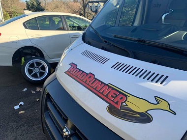 Mobile tire installation in Fairfield County, Connecticut