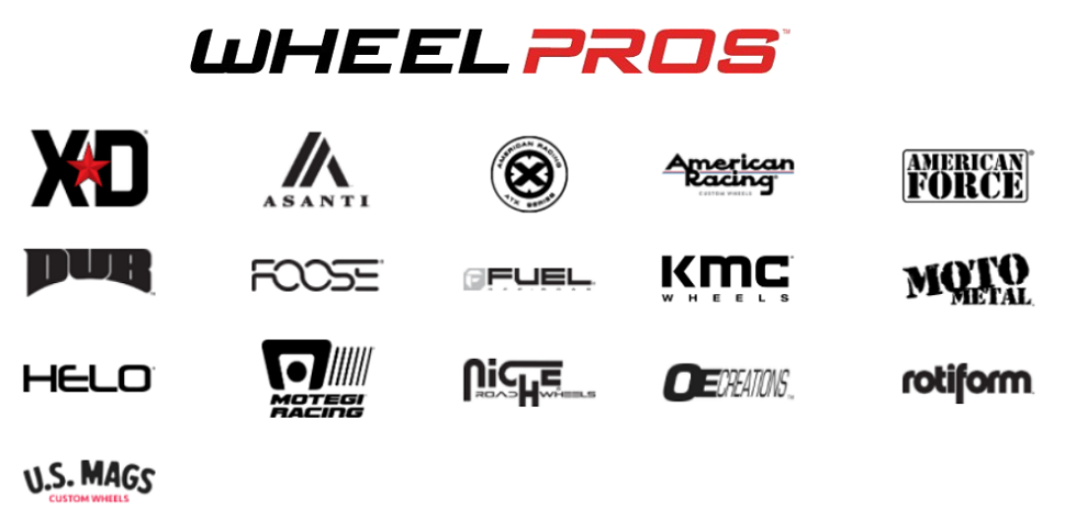 Wheel brands including Foose, HELO, OE Creations, and Rotiform